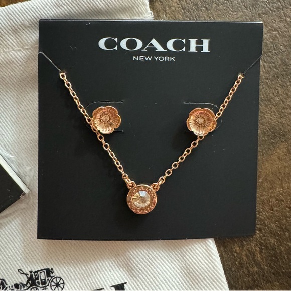 Coach Necklace and Earring Set - Picture 2 of 14